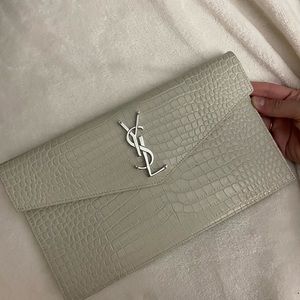 YSL uptown clutch - barely used